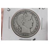 1915-S Barber Half Dollar