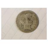 1914 Barber Silver Quarter