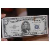 1953 Five Dollar Note