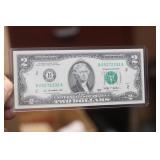 Uncirculated 2009 Bicentennial $2.00 Note