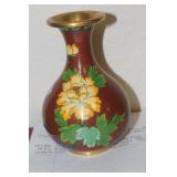Chinese Cloisonne Tear Drop Vase