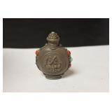 A Chinese Metal Snuff Bottle