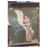 Rare Antique Native American Needlepoint