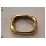 Retro Metal Hinged Bangle Bracelet
