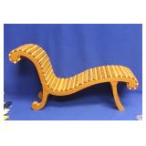 Wood and Bamboo Model Lounge Chair