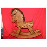 A Wooden Rocking Horse