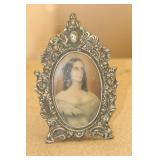 Hand Painted on Wood Portrait