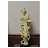 A Resin Oriental Lady on Stand