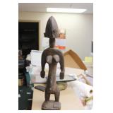 African Wooden Female Figurine
