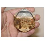 Vintage Lucite Paperweight