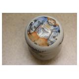 Antique/Vintage Cup with Bat and Warrior Design