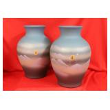 Pair of Signed Japanese Vases