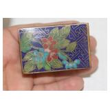 Vintage Chinese Cloisonne Match Safe