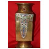 A Chinese/Asian Vintage Brass/Bronze Vase