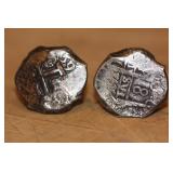 Possible Ship Wreck Coins Cufflink