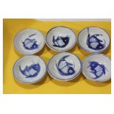 Set of 6 Fish Sauce Dishes