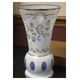 A Bohemian Glass Vase