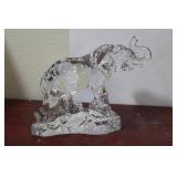 A Lenox Crystal Elephant