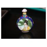 Chinese Enamel on Copper Snuff Bottle