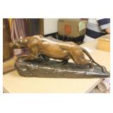 Vintage/Antique Leopard or Lion