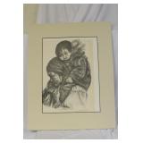 Patti Lindstrand Signed Etching/Print with Dryseal