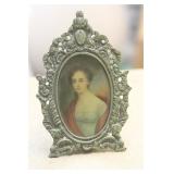 Hand Painted on Wood Portrait