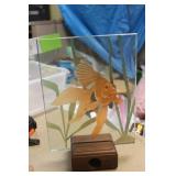 Signed Ann Booth Art Glass Sculpture