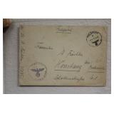 WWII German Rubber Stamped Envelope