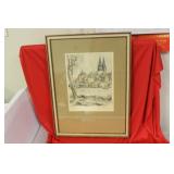 A Signed Drawing? Etching? Woodblock?