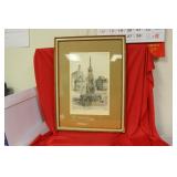 A Signed Drawing? Etching? Woodblock?