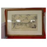 An Original Pencil Drawing by Romaine Gibson