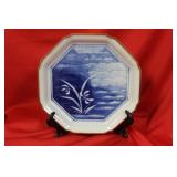 An Oriental  Octagon Plate