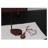 Chinese Vintage Cloisonne Snuff Bottle and Holder