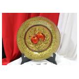 A Goofus Glass Plate