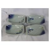 Lot of 4 Japanese Sauce Dishes