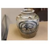 Antique Chinese Blue and White Wine Jug