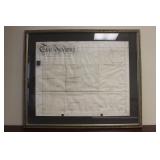 A Framed Indenture  with Provenance
