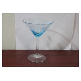A Well Made Blue Champagne Goblet
