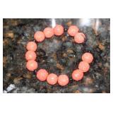 Textured Coral Bracelet