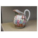 Antique Chinese Rose Medallion Creamer