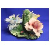 A Ceramic Capodimonte Flower