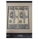 Two Uncut 1840's Currency