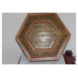 Septagon Inlaid wood Box