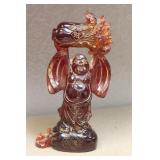 Chinese Lucite(?) Buddha