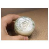 Chinese jade/hardstone box