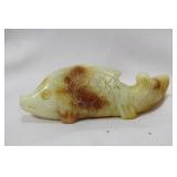 Jade or Similar Hardstone Fish