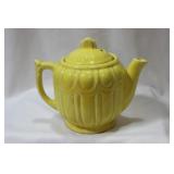 A Vintage Yellow Shawnee Teapot