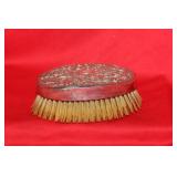 A Chinese Export Silver Dragon Motief Brush