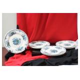 Lot of 7 Mason's Bread Plates