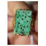 22k Jade Ring